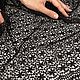 Кружево черное плетеное фактурное с блеском, Ткани, Самара,  Фото №1