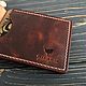 Зажим для денег / купюр «Агами +» (WAX Cognac). Зажимы. Дмитрий Соловьев | MILARIS Leathercraft. Интернет-магазин Ярмарка Мастеров.  Фото №2