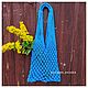 Bag-string bag macrame ' cornflower'. String bag. Karjalan avoska. My Livemaster. Фото №4