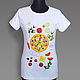 Pizza Party T-Shirt. T-shirts. Decades (Natalya). Интернет-магазин Ярмарка Мастеров.  Фото №2