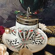 Винтаж: Изумительная тарелка,ручная роспись, RW,серия Blush Ivory, продано
