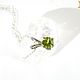 Хризолит. "Две стихии" кулон с хризолитом. Кулон. DESIGNER JEWELRY 'JANNA'. Ярмарка Мастеров.  Фото №4