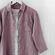 Дизайнерская рубашка из 100% льна. Рубашки. LINEN & SILVER ( ЛЕН и СЕРЕБРО ). Интернет-магазин Ярмарка Мастеров.  Фото №2