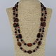 Order Two-row necklace made of agate, Jasper, tiger's eye stones. Magic box. Livemaster. . Necklace Фото №3