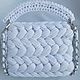 Сумка зефирка "КОКОС". Клатчи. Cranberry-knits. Ярмарка Мастеров.  Фото №6