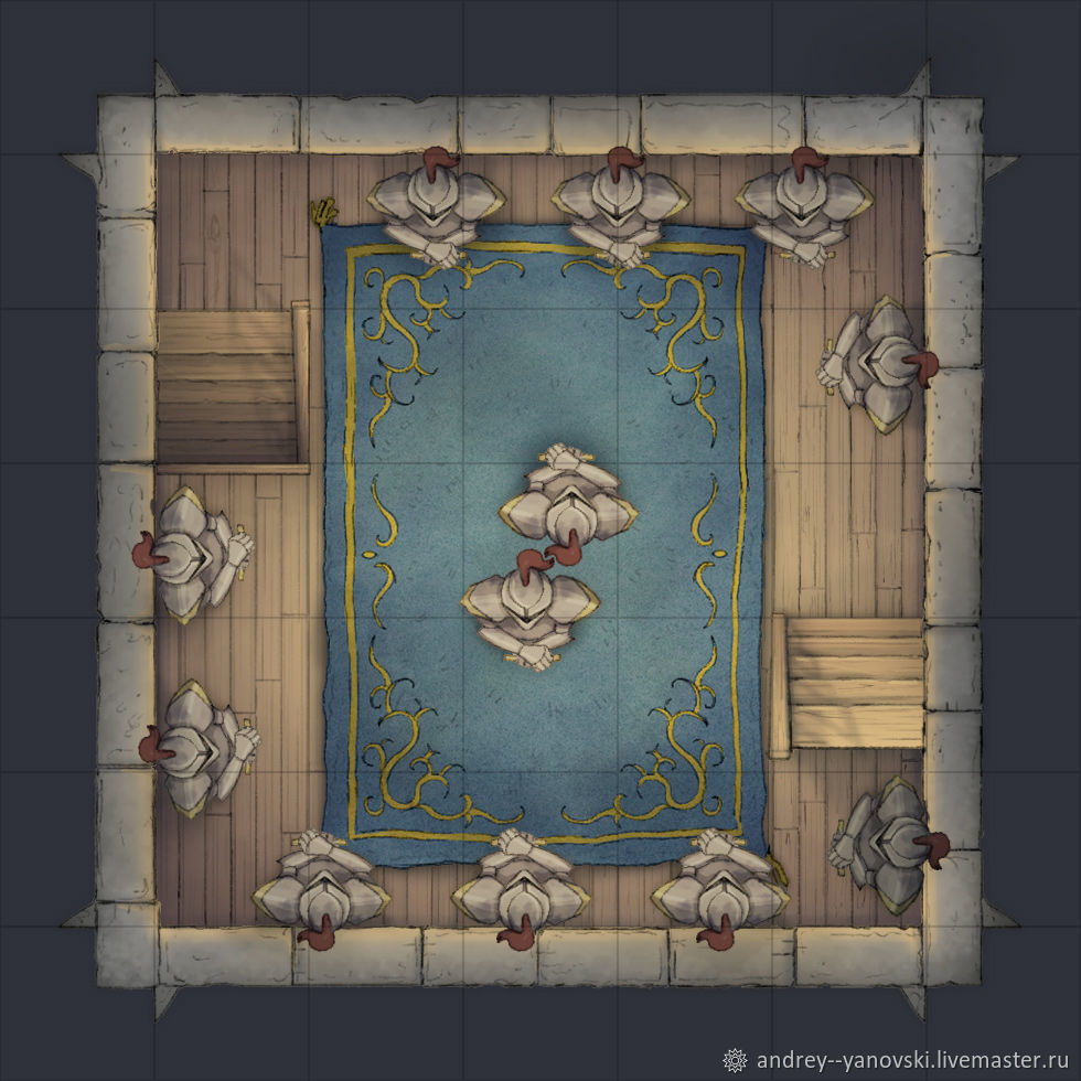 Карты для ДнД, DnD настольных рпг, battlemaps - Башня мага-1 в интернет ...
