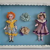 Винтаж: Антикварная фарфоровая кукла / Mignonette
