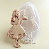 Материалы для творчества handmade. Livemaster - original item Mold drink me Alice in Wonderland. Silicone form. Handmade.
