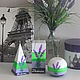 Set of fragrant candles 'Lavender' (painting), Candles, Rostov-on-Don,  Фото №1