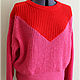 Свитер оверсайз "Лотос" из 100% мериноса. Свитеры. FAVORITE KNITWEAR (Наталья). Ярмарка Мастеров.  Фото №4