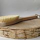 Order Brush for washing and massaging the body with a handle (hard). Mochalka.. Livemaster. . Washcloths Фото №3