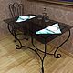 Table wrought iron dining. Tables. KovkaHome (Jilia). Online shopping on My Livemaster.  Фото №2
