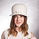 Шляпка Жокейка. Шляпы. Lagutina Millinery. Ярмарка Мастеров.  Фото №4