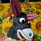 donkey. Doll on hand. Puppets.  A muppet. Puppet show. teatr.tati. My Livemaster. Фото №4