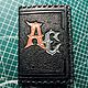 Обложка для документов кожаная A&C. Обложки. Татьяна Ермилова (ExVlata). Ярмарка Мастеров.  Фото №5
