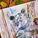 Bears - painting on paper. Pictures. illustravel. Online shopping on My Livemaster.  Фото №2