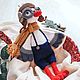 Аист пилот. Амигуруми куклы и игрушки. Tabaeva_toys. Интернет-магазин Ярмарка Мастеров.  Фото №2