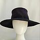Hat with 8 cm brim Telescope gradient two-tone. Hats1. Zhanna. My Livemaster. Фото №4