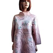 Одежда handmade. Livemaster - original item Elegant warm felted pullover, wool jumper. Handmade.