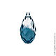 13x6.5 mm - Бриолет Swarovski - Crystal clear and Montana. Кристаллы. Светлана Гордиенко (Craft Supplies). Интернет-магазин Ярмарка Мастеров.  Фото №2
