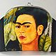 In stock!!! Cosmetic bag on the clasp 'Frida Kahlo', Beauticians, St. Petersburg,  Фото №1