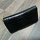 Order Clutch made of genuine crocodile leather, in black color!. SHOES&BAGS. Livemaster. . Clutches Фото №3