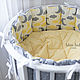 Bumpers in the crib. Sides for crib. Miss Judy cotton (JuliaLepa). My Livemaster. Фото №4