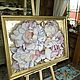 Картина «Пионы». Картины. DARI ART. Ярмарка Мастеров.  Фото №5