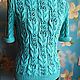 Order blouse openwork 'turquoise'. Galina-Malina (galina-malina). Livemaster. . Sweater Jackets Фото №3