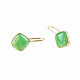 Order Earrings with green agate, green agate earrings in gold. Irina Moro. Livemaster. . Earrings Фото №3