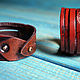 Order Bracelet braided: Leather bracelet handmade 'Fish'. VOLGA-VOLGA. Livemaster. . Braided bracelet Фото №3