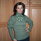 Пуловер оливкового цвета, Пуловеры, Москва,  Фото №1