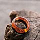 Order Ring made of wood and resin Volcano. greenwood44. Livemaster. . Rings Фото №3
