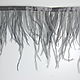 Order Trim of ostrich feathers 10-15 cm dark gray. Weakne - furniture and fabrics (weakne). Livemaster. . braid Фото №3