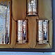 Hunting gift set:a flask and 3 stacks.Gilding.Handmade work. Flask. zlatelit (zlatelit). My Livemaster. Фото №5