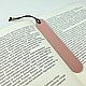 Bookmarks for books made of genuine leather. Bookmark. KullikovCraft. Online shopping on My Livemaster.  Фото №2