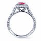 Оригинальное женское кольцо с рубином и бриллиантами RUBY WOMAN RING. Кольца. Obruchalkicom. Интернет-магазин Ярмарка Мастеров.  Фото №2