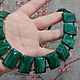 Колье из бусин: Малахит. Браслет из бусин. Ольга Ornament. Ярмарка Мастеров.  Фото №7