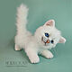 Order White kitten. Realistic mobile toy. Marina Eretnova. Livemaster. . Stuffed Toys Фото №3