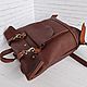 Кожаный рюкзак roll top. Рюкзаки. ALEX FLAIR • leather goods. Ярмарка Мастеров.  Фото №5