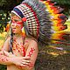 Order Indian headdress - Fire Bird. Elektra D'ajon. Livemaster. . Swimwear Фото №3