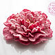 Felted flower Peony. Brooches. Prazukina_Dream. Online shopping on My Livemaster.  Фото №2