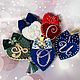 Сердце- валентика бархатное синее  именное  "О". Подарки на 14 февраля. Подарки  IrishcrochetGift. Ярмарка Мастеров.  Фото №5
