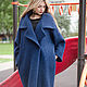 Coat with belt 'Blue coat'. Coats. Lana Kmekich (lanakmekich). My Livemaster. Фото №5