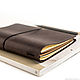 Leather notebook A5 with interchangeable notebooks. Notebooks. Ptaho. Online shopping on My Livemaster.  Фото №2