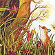 Картина на дереве 90х76см Лис в осеннем лесу. Картины. EVAG выжигание и живопись по дереву. Ярмарка Мастеров.  Фото №4