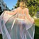 Накидка Радужное гофре. Халаты. Дизайн-студия Slada Fashion. Интернет-магазин Ярмарка Мастеров.  Фото №2