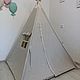 Вигвам лён с хлопковым кружевом под заказ. Вигвам. Маргарита tipi_workshop. Ярмарка Мастеров.  Фото №6