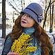 Фетровая шляпа Клош " Серая дымка", Шляпы, Москва,  Фото №1