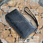 Сумки и аксессуары handmade. Livemaster - original item Wallet crocodile leather. Handmade.